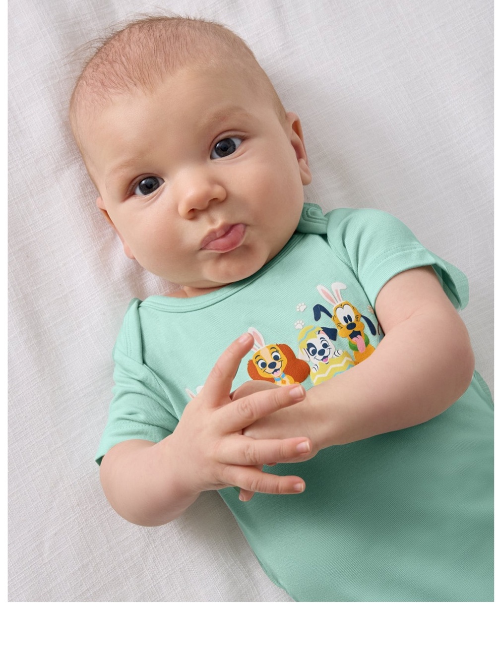 NWT Little Sleepies Disney Peekaboo Pets Bodysuit 6-12M